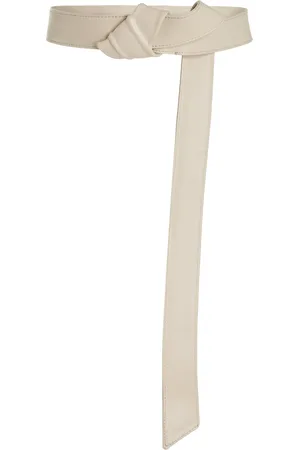 BRANDON MAXWELL The Cleo Knotted Leather Belt, , M/L