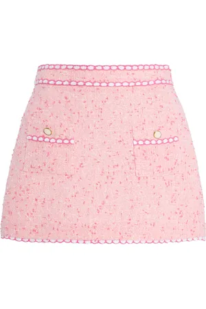 Simkhai Leighton Tweed Cover-Up Mini Skirt, , S