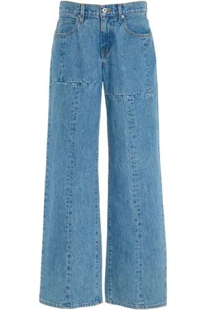 SLVRLAKE Mica Seamed Rigid Low-Rise Wide-Leg Jeans, , 23