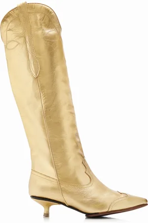 JOHANNA ORTIZ Composed Of Love Metallic Leather Boots, , IT 36