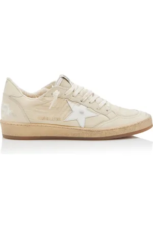 Golden Goose Ball Star Leather-Trimmed Nylon Sneakers, , IT 35