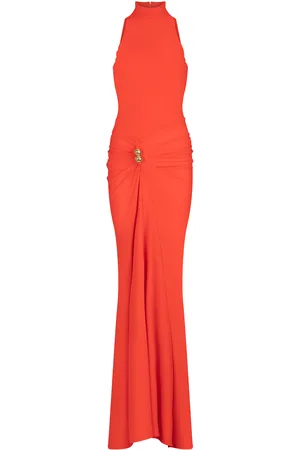 Silvia Tcherassi Frances Gathered Jersey Gown, , M