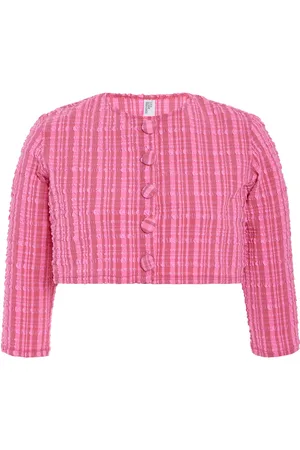 Lisa Marie Fernandez Seersucker Cardigan, , XS