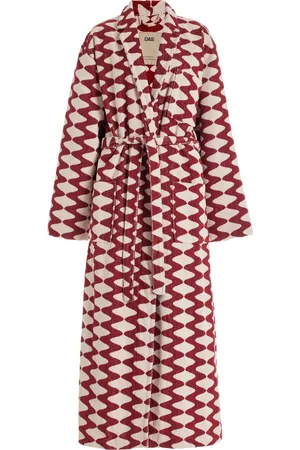 Oas Cotton Terry Bath Robe, , L/XL