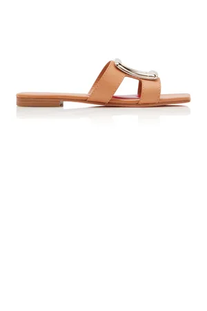 Roger Vivier New Metal Leather Sandals, , IT 37