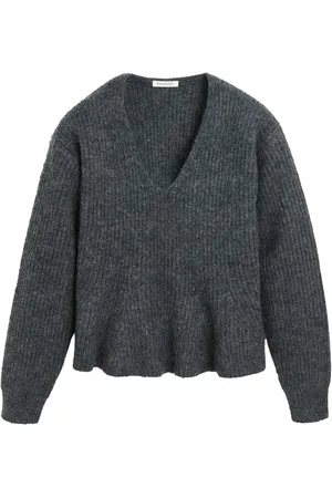 By Malene Birger Cova Flared Knit Wool-Blend Sweater, , XXS