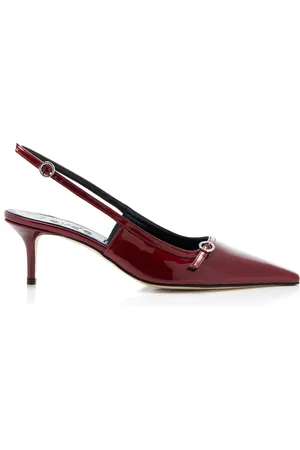 Aeyde Saba Patent Leather Slingback Pumps, , IT 39
