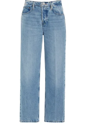 Frame The Slouchy Rigid Low-Rise Straight-Leg Jeans, , 26