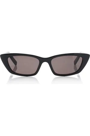 Saint Laurent Cat-Eye Acetate Sunglasses, , OS