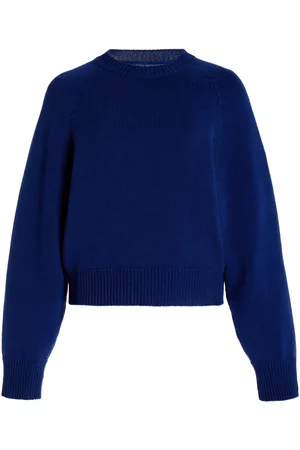 High Exclusive Knit Cotton-Cashmere Raglan Sweater, , XS