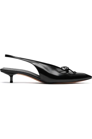 Jacquemus Cubisto Leather Slingback Pumps, , FR 37