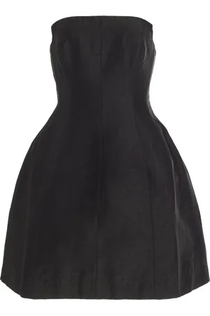 AJE Baret Strapless Linen-Blend Mini Dress, , AU 10