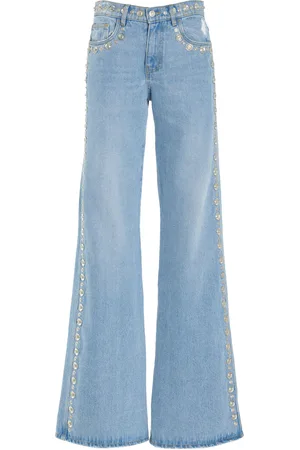 COPERNI Studded Rigid High-Rise Wide-Leg Jeans, , S
