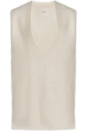 Lisa Yang Nella Brushed-Cashmere Vest, , 0