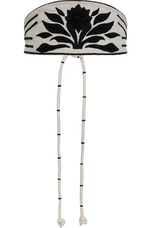 Andres Otalora Por Este Día Embroidered Wasit Belt, /white, OS