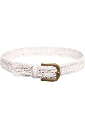 GABRIELA HEARST Sam Woven Leather Belt, , XS