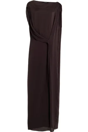 Bondi Born Ardea Draped Rayon-Jersey Maxi Dress, , XS