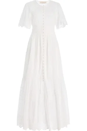 All That Remains Idella Embroidered Cotton Voile Maxi Dress, , AU 6