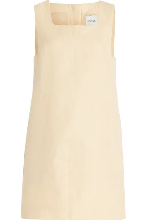 POSSE Rio Linen Mini Dress, , XXS