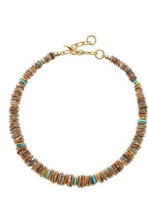 Lizzie Fortunato Sand And Sky Gold-Plated Multi-Stone Necklace, , OS, , Gifts For Her