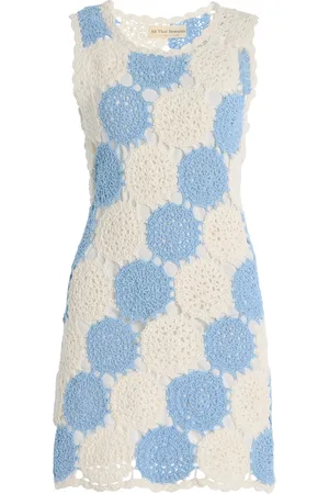 All That Remains Lola Crocheted Cotton Mini Dress, , AU 8