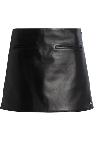 Courrèges Heritage Leather Mini Skirt, , FR 34