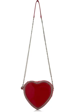 Stella McCartney Heart Vegan Leather Crossbody Bag, , OS