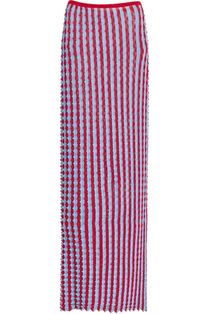 ZANKOV Capucine Textured Knit Maxi Skirt, , L