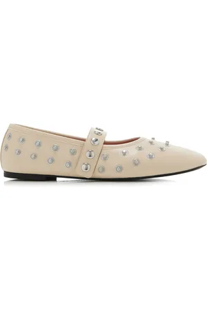 Stella McCartney Ryder Studded Vegan Leather Ballet Flats, , IT 36
