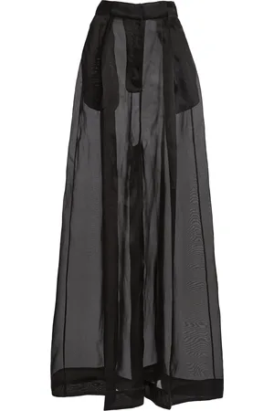 A.W.A.K.E. MODE Organza Wide Leg Pants, , FR 36