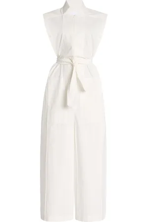 BEVZA Square Cotton Jumpsuit, , XS