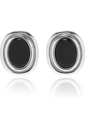 LIÉ STUDIO Exclusive Coco Sterling Onyx Earrings, , OS, , Gifts For Her
