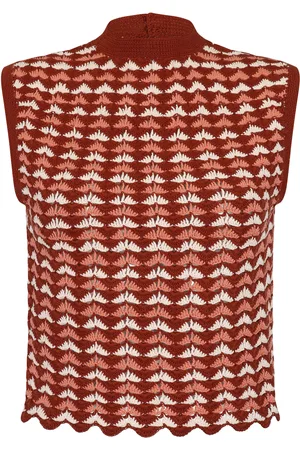 Escvdo Exclusive Motupe Crocheted Cotton Top, , S