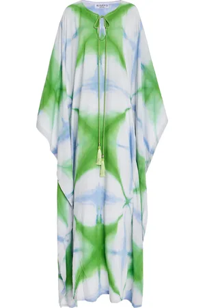 Busayo Adu Printed Cotton Maxi Dress, , XS