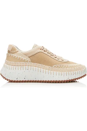 Chloé Nama Suede Platform Sneakers, , IT 36