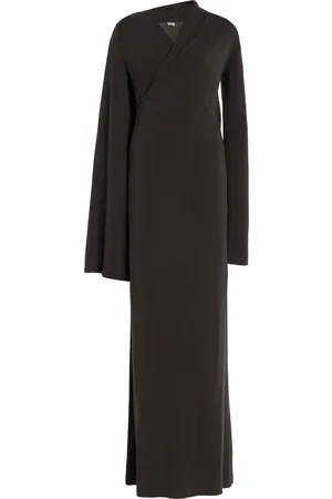 Totême Draped Jersey Maxi Wrap Dress, , XS