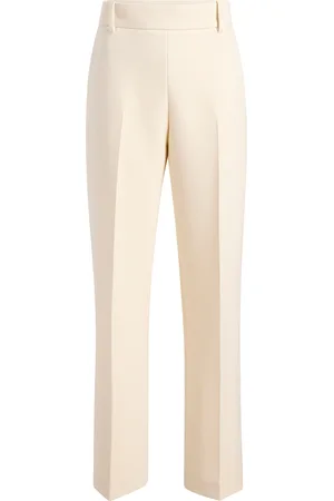 Khaite Cambie Wool-Blend Straight-Leg Pants, , US 4