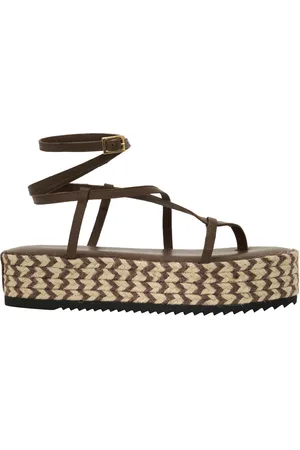JOHANNA ORTIZ Barbor Leather Platform Sandals, , IT 37