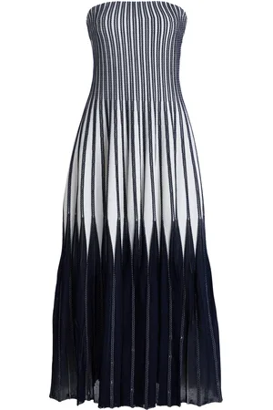 Simkhai Soliel Strapless Knit Midi Dress, , S