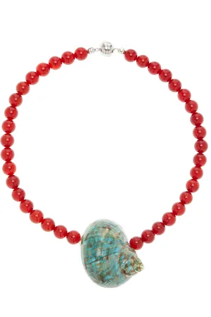 Julietta Exclusive Sardinia Carnelian Shell Necklace, , OS, , Gifts For Her