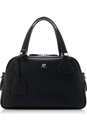Courrèges AC Stud Leather Bowling Bag, , OS