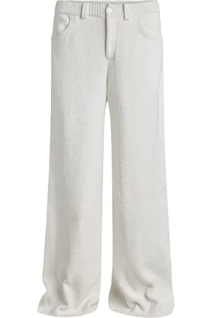 AYA MUSE Trix Low-Rise Knit Cotton Pants, , M