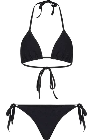 Hunza G Gina Seersucker Bikini, , OS