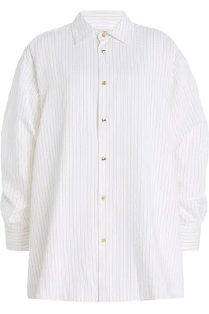 DARKPARK Keanu Striped Modal Shirt, /white, XS