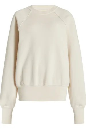 Les Tien Linda Classic Raglan-Sleeve Cotton Sweatshirt, , L