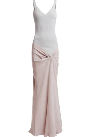Victoria Beckham Twisted Midi Dress, , UK 8