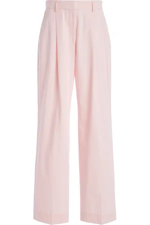 Totême Cotton Straight-Leg Pants, , FR 32