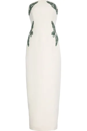 Significant Other Exclusive Rosslyn Embroidered Midi Dress, , US 2