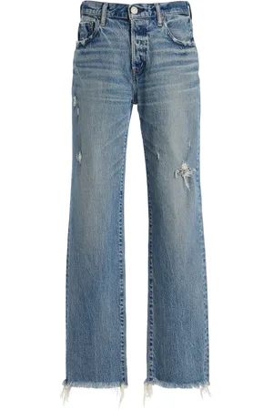 Moussy Massepequa Stretch Straight-Leg Jeans, , 27