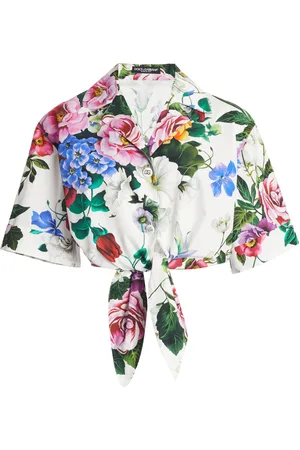 Dolce & Gabbana Cropped Cotton Shirt, , IT 36